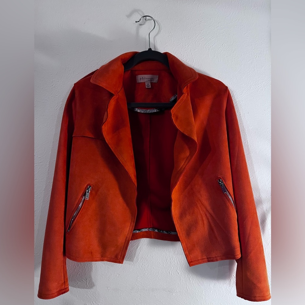 Philosophy Vibrant Orange Blazer